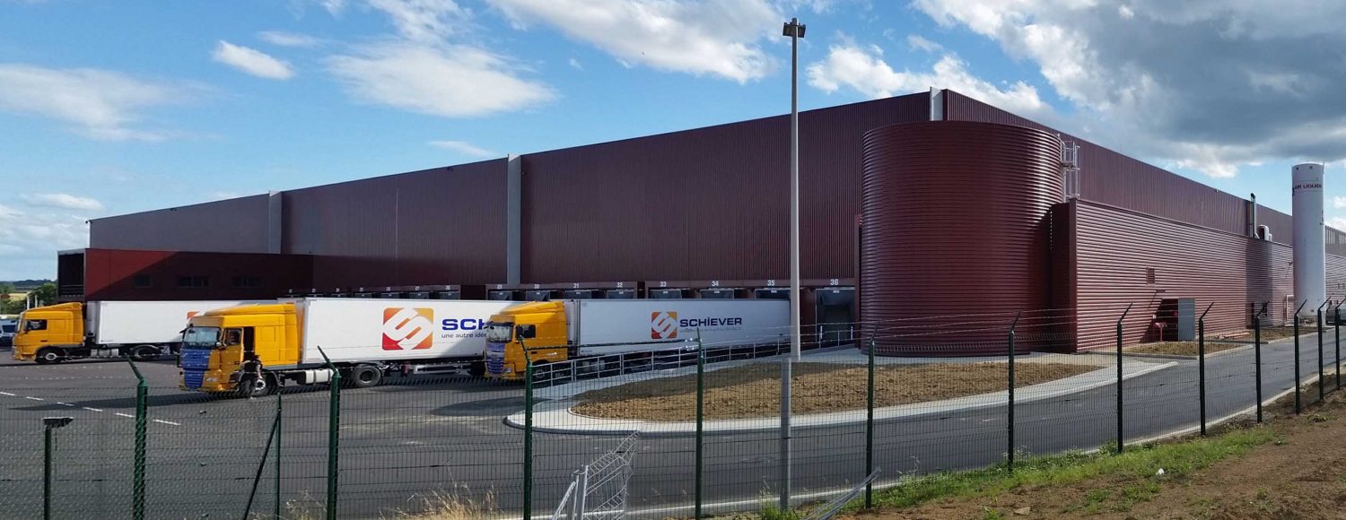 Réalisation d’un entrepôt frigorifique et d'une station d'essence pour le Groupe SCHIEVER à Magny dans l'Yonne (89)