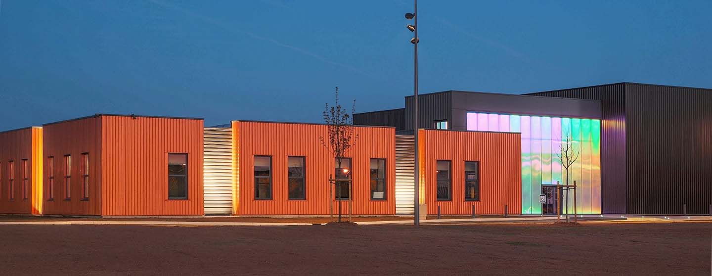 Construction d'un bâtiment d’activités pour la société FLUX Lighting situé dans le Rhone à Satolas et Bonce (69)