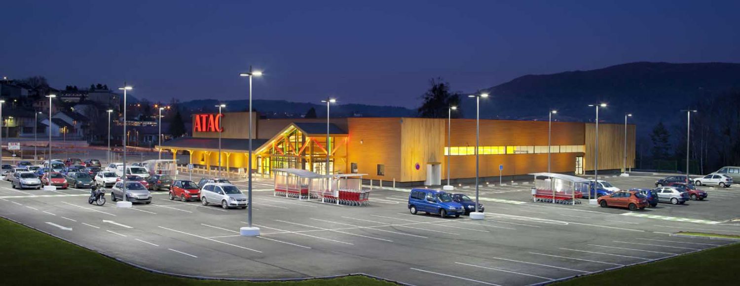 Réalisation d’un supermarché à l’enseigne ATAC à Lavans les St Claude dans le Jura (39)